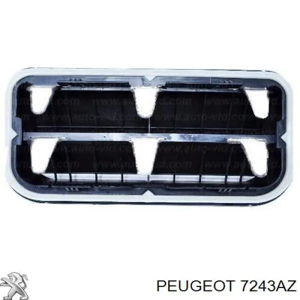 Решетка вентиляции салона задняя левая на Peugeot 308 4A, 4C
