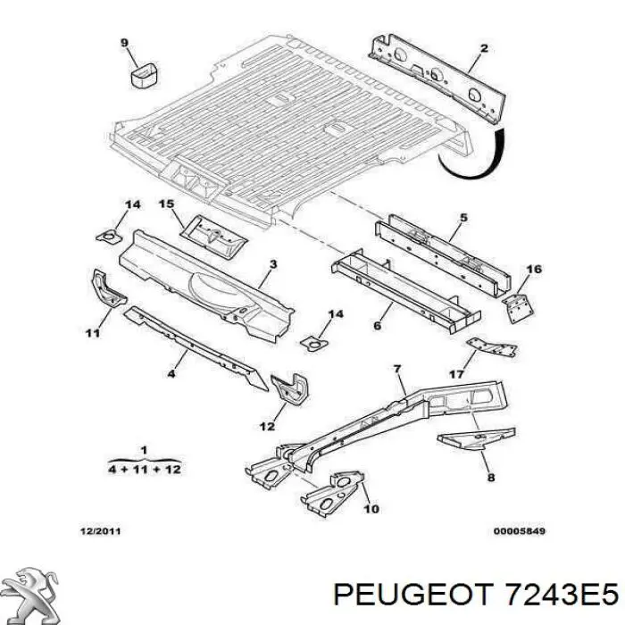  7243E5 Peugeot/Citroen
