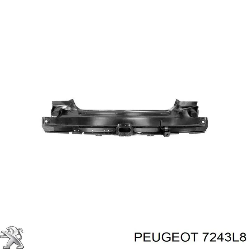 Панель задняя, багажного отсека Peugeot/Citroen 7243L8