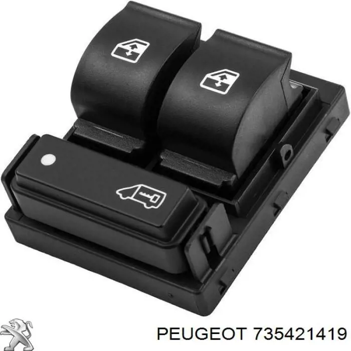 Кнопочный блок управления стеклоподъемником передний левый Fiat/Alfa/Lancia 735421419 цена, от 8.89 USD