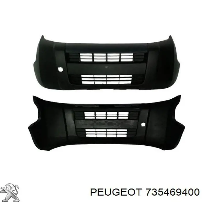 735469400 Peugeot/Citroen передний бампер