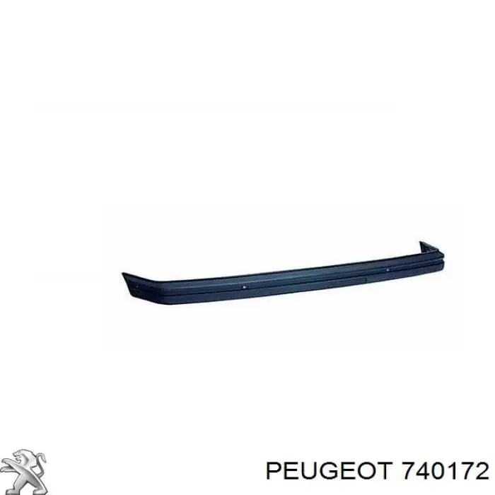 Parachoques delantero 740172 Peugeot/Citroen