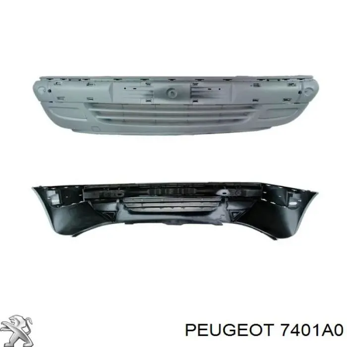 7401A0 Peugeot/Citroen передний бампер