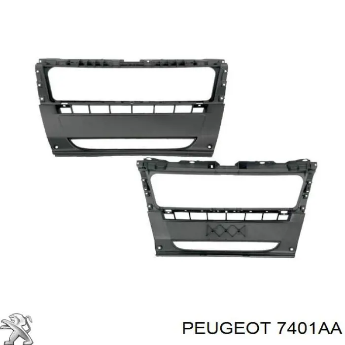 7401AA Peugeot/Citroen pára-choque dianteiro