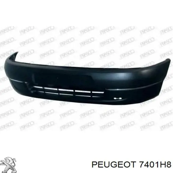 Купить 7401H8 Peugeot/Citroen Буфер (бампер) передний