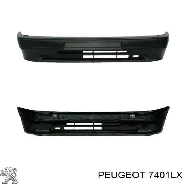 Бампер на авто Peugeot/Citroen 7401LX цена, от 158.67 USD