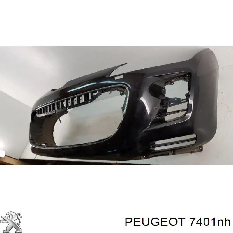 7401NH Peugeot/Citroen передний бампер