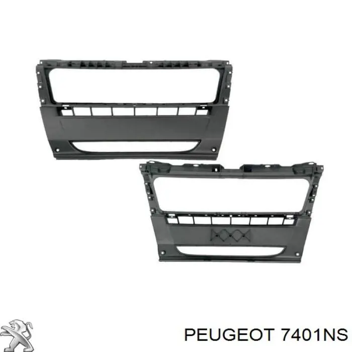 7401NS Peugeot/Citroen передний бампер