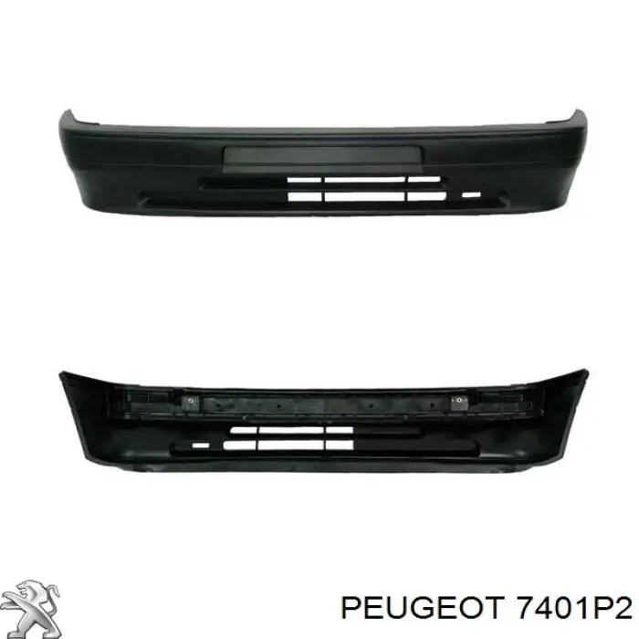 Бампер на авто Peugeot/Citroen 7401P2 цена, от 54.77 USD