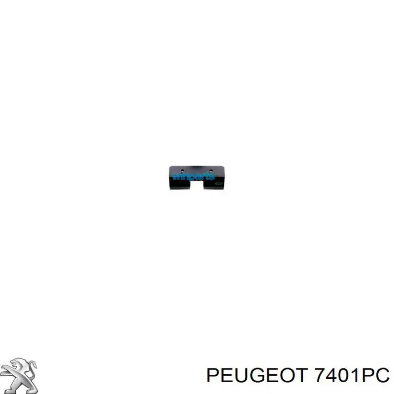Правое крепление переднего бампера Peugeot/Citroen 7401PC цена, от 2.46 USD