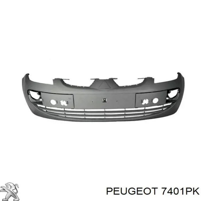Передний бампер 7401PK Peugeot/Citroen