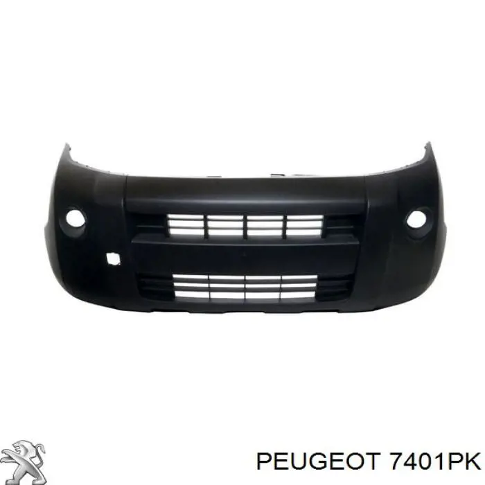 7401PK Peugeot/Citroen передний бампер