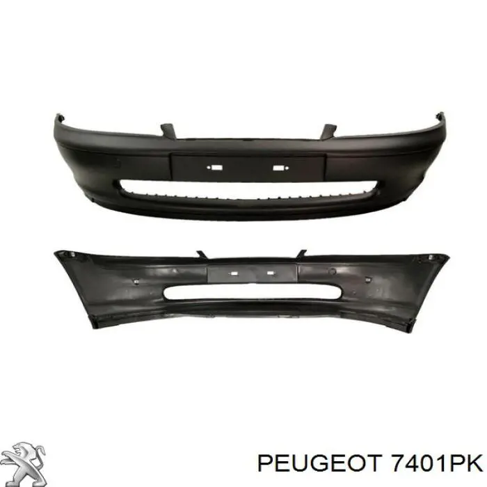 Бампер на авто Peugeot/Citroen 7401PK цена, от 86.54 USD