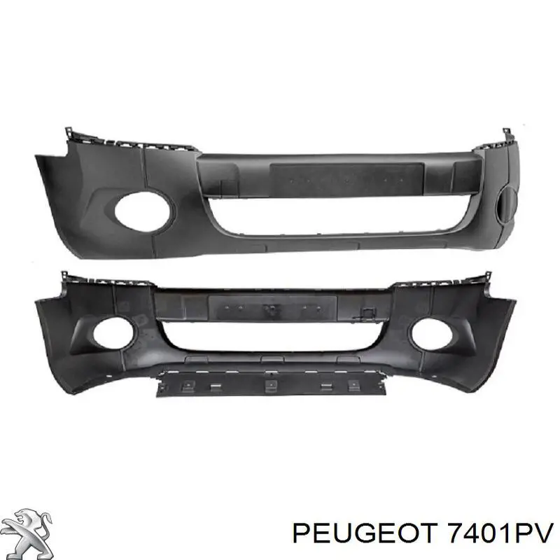 Купить 7401PV Peugeot/Citroen Буфер (бампер) передний