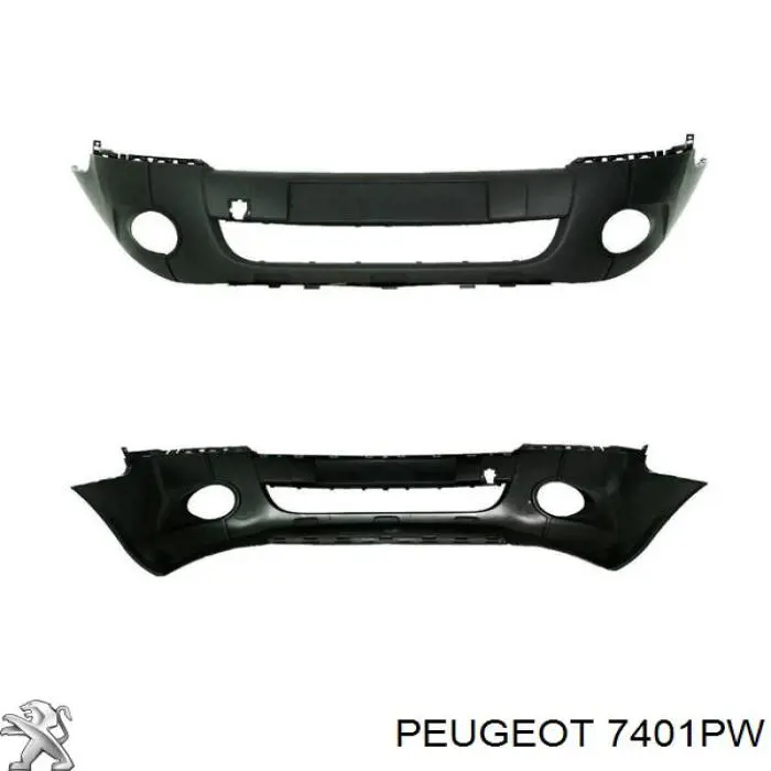 Бампер на авто Peugeot/Citroen 7401PW цена, от 44.04 USD