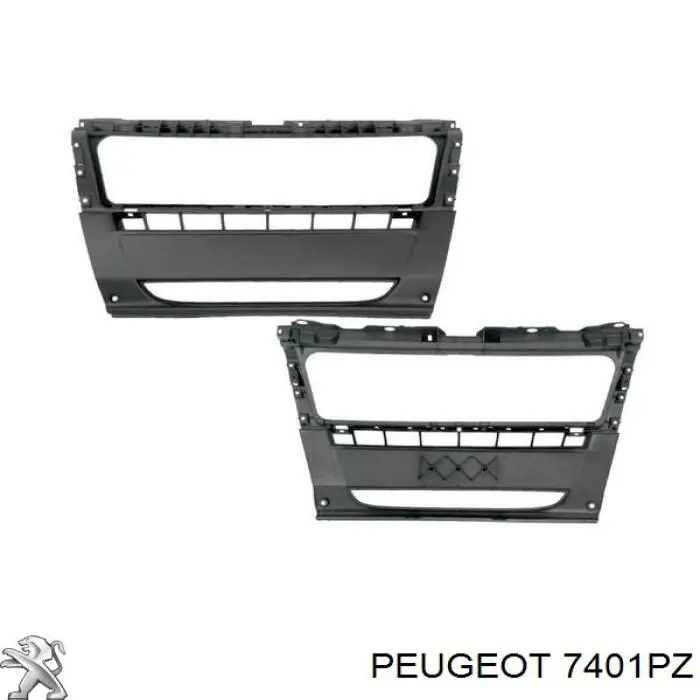 7401PZ Peugeot/Citroen передний бампер