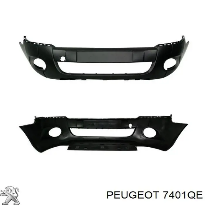 Купить 7401QE Peugeot/Citroen Буфер (бампер) передний