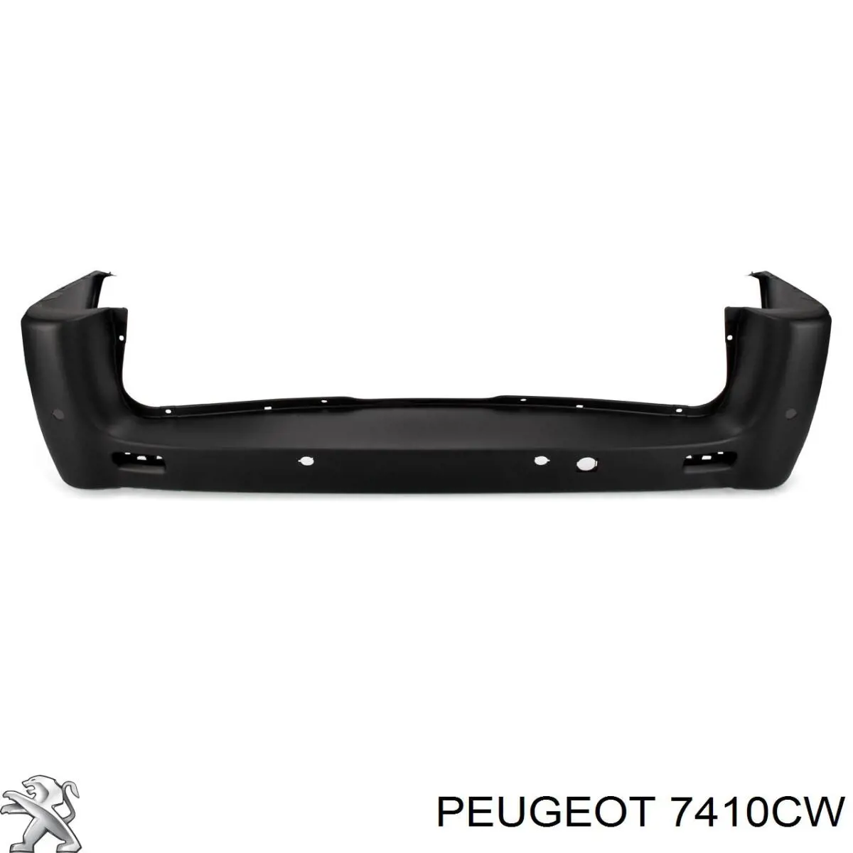 7410CW Peugeot/Citroen Задний бампер
