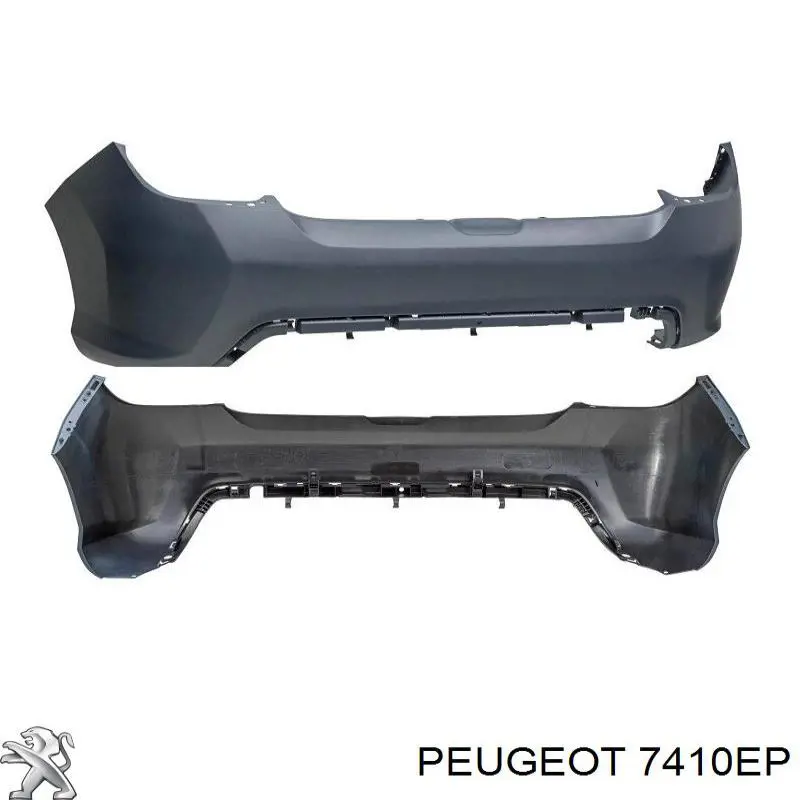 Купить 7410EP Peugeot/Citroen Задний бампер