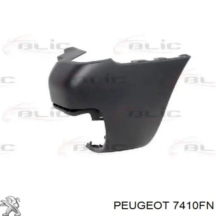 Купить 7410FN Peugeot/Citroen Бампер задний, левая часть