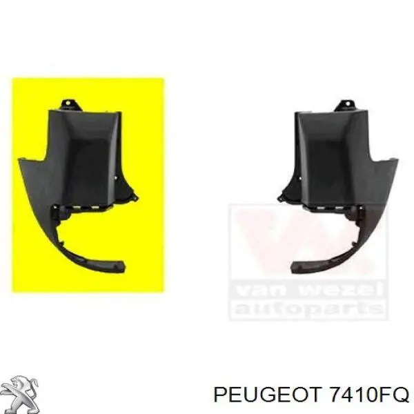 PCT04008PAL Signeda Клык заднего бампера левый