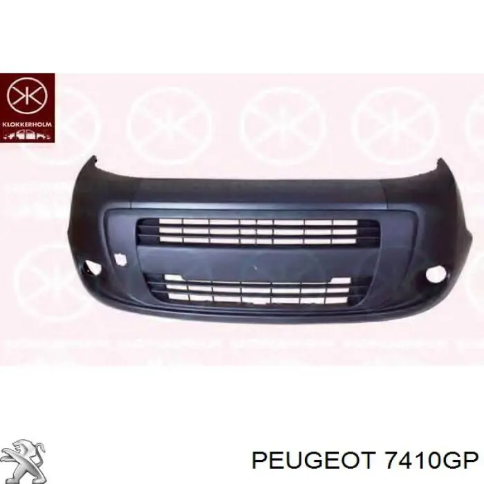 Задний бампер 7410GP Peugeot/Citroen