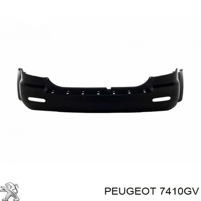7410GV Peugeot/Citroen Задний бампер