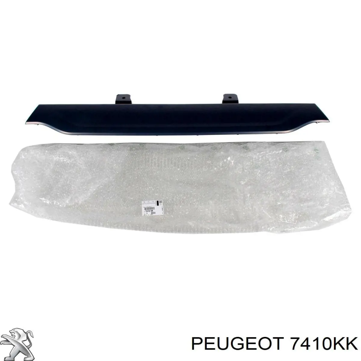 7410KK Peugeot/Citroen spoiler do pára-choque traseiro