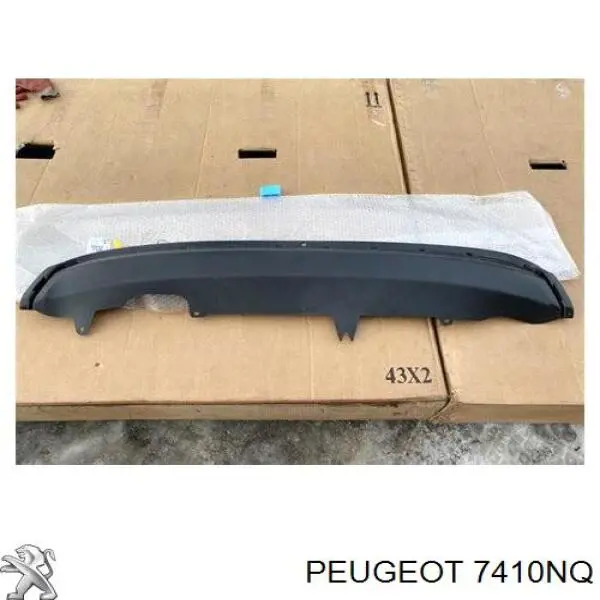 7410NQ Peugeot/Citroen spoiler do pára-choque traseiro