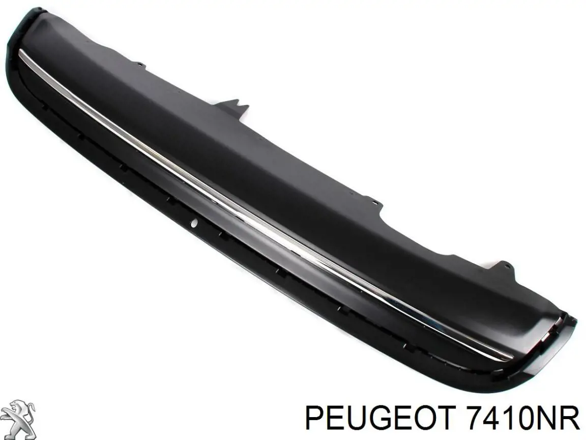 7410NR Peugeot/Citroen молдинг бампера заднего центральный