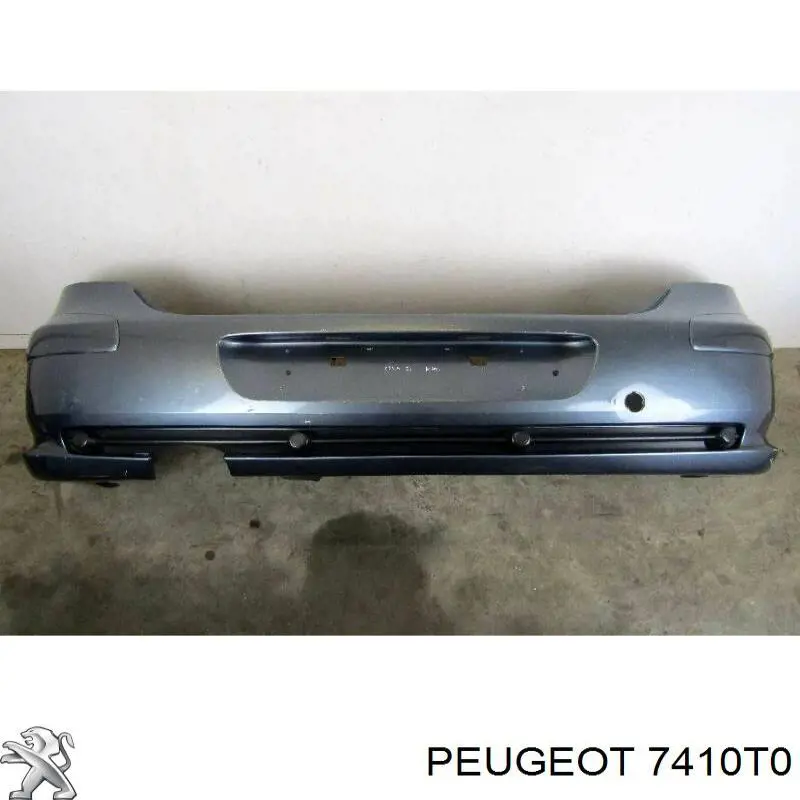 Pára-choque traseiro para Peugeot 307 (3B)