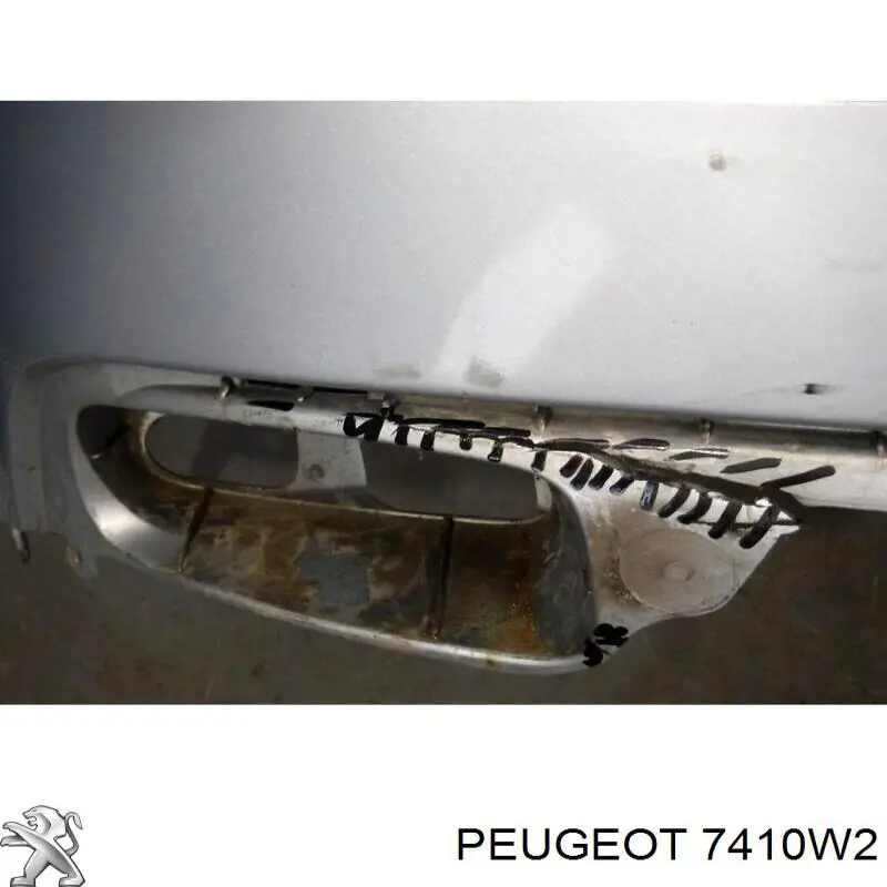 Купить 7410W2 Peugeot/Citroen Задний бампер