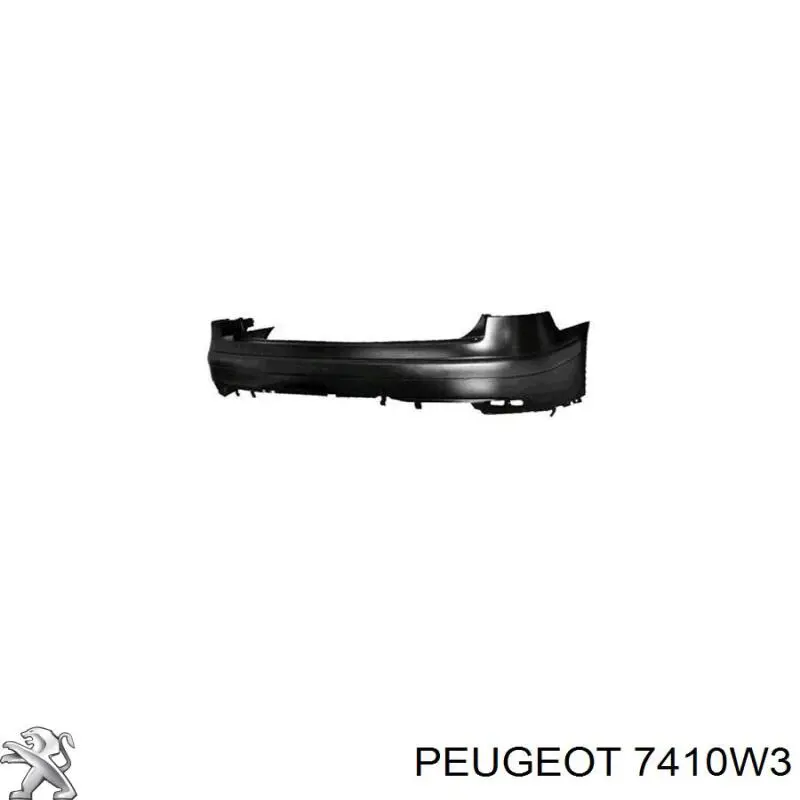 Купить 7410W3 Peugeot/Citroen Задний бампер