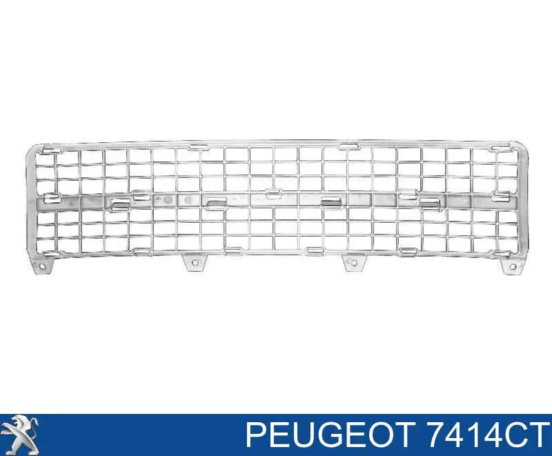 Решетка бампера переднего Peugeot/Citroen 7414CT