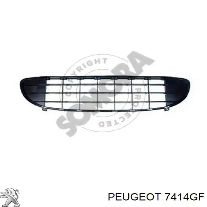 7414GF Peugeot/Citroen решетка бампера переднего