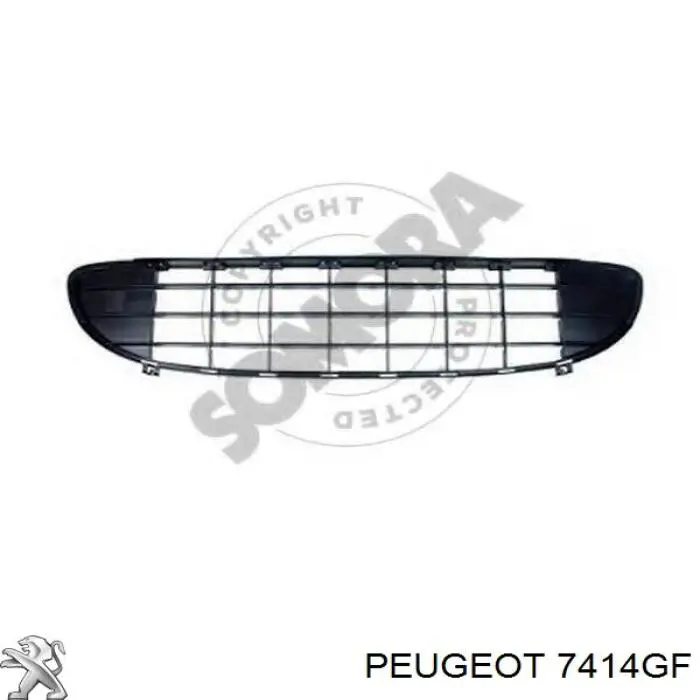 Решетка бампера переднего 7414GF Peugeot/Citroen