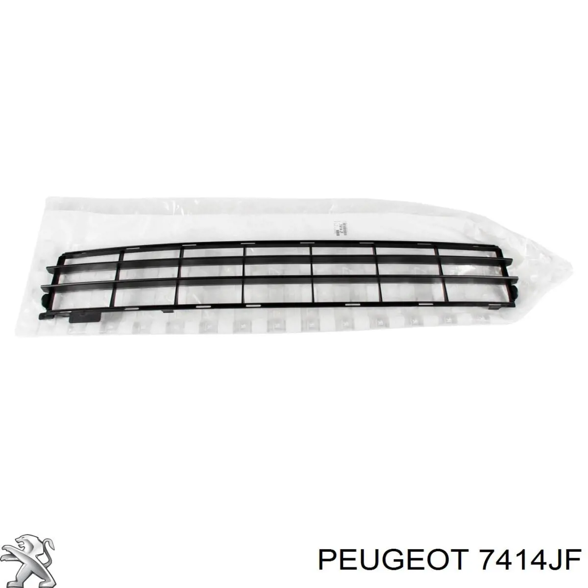 Решетка бампера переднего центральная 7414JF Peugeot/Citroen