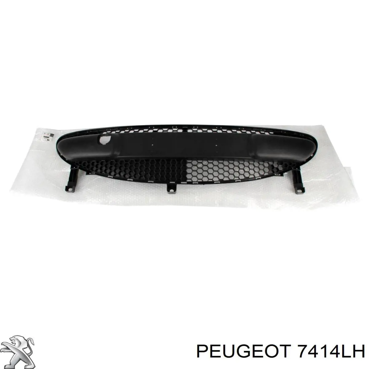7414LH Peugeot/Citroen Центральная решетка переднего бампера