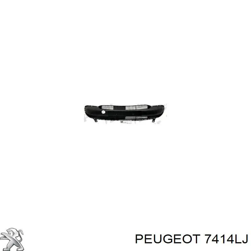 Решетка бампера переднего 7414LJ Peugeot/Citroen