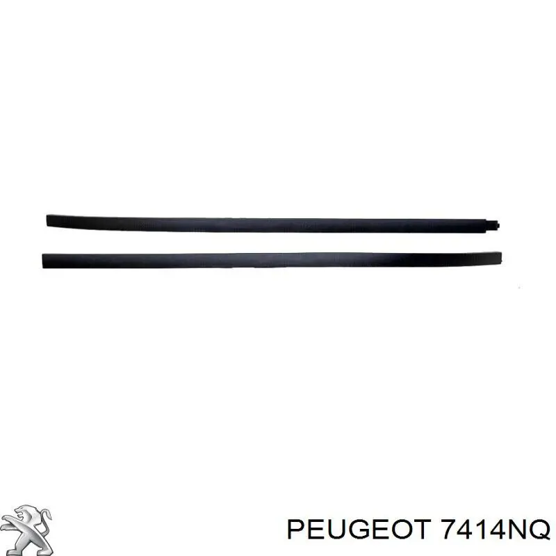 7414NQ Peugeot/Citroen Губа переднего бампера