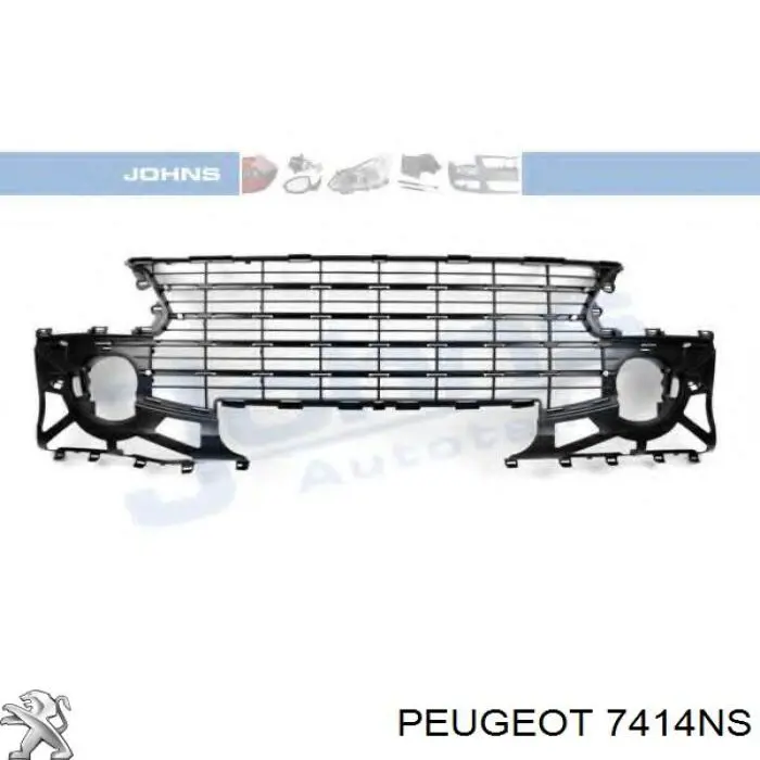 7414NS Peugeot/Citroen grelha do pára-choque dianteiro