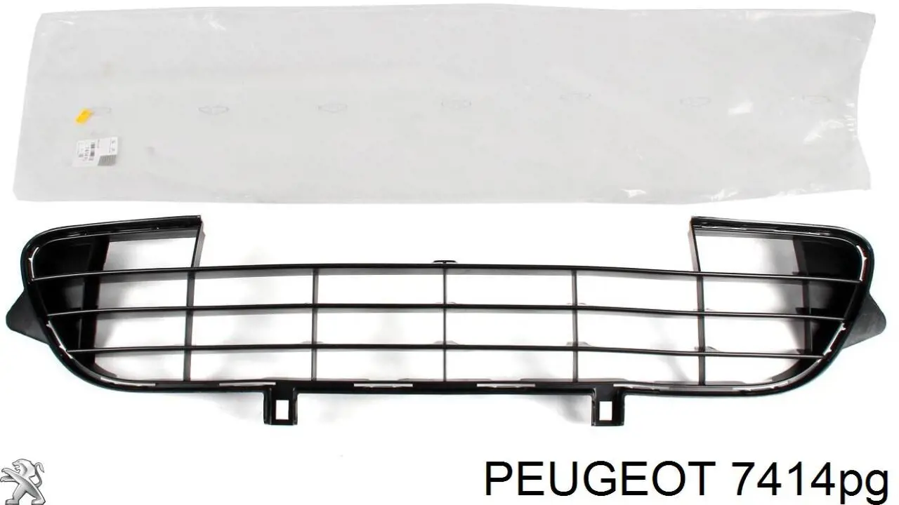 Решетка бампера переднего Peugeot/Citroen 7414PG