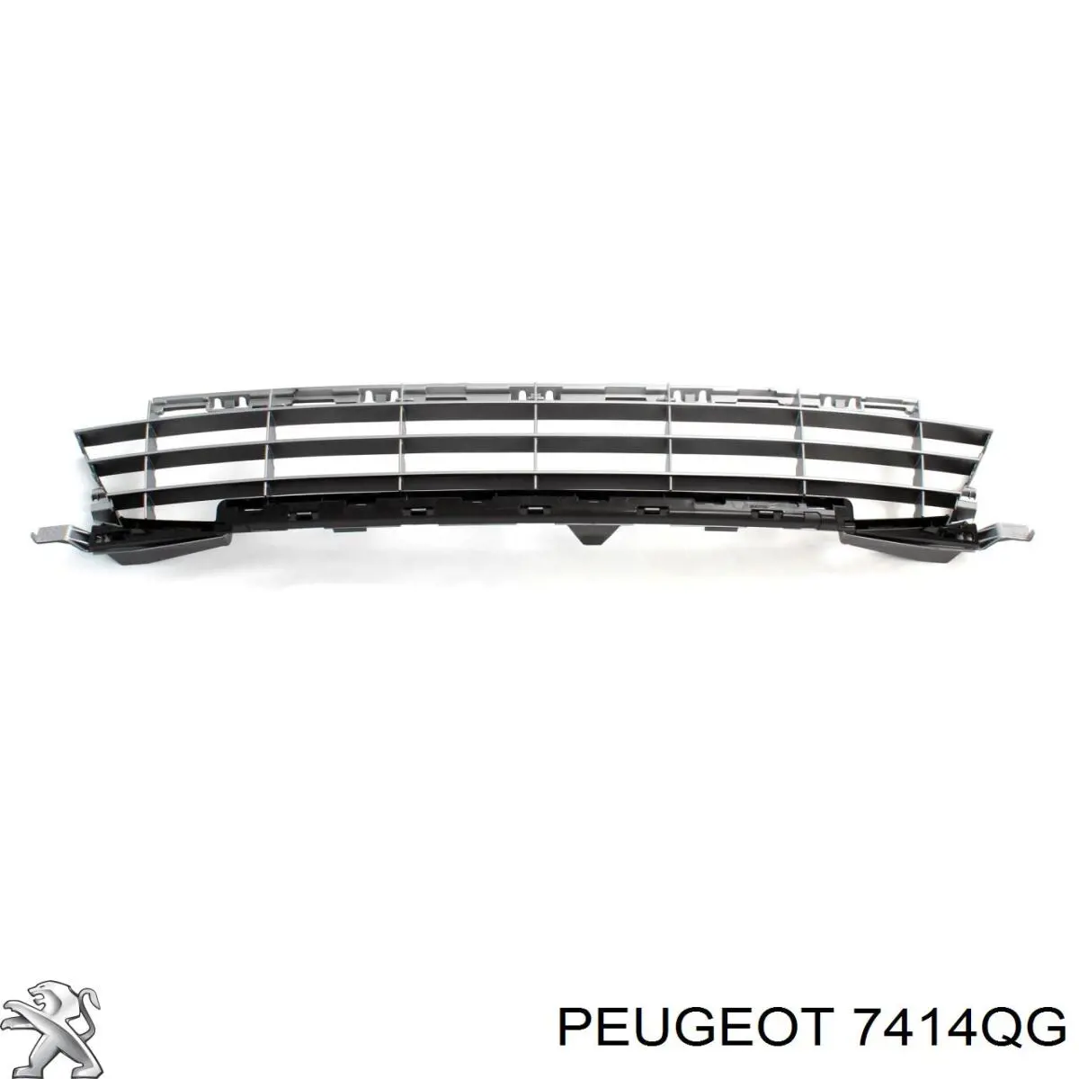 Решетка бампера переднего нижняя 7414QG Peugeot/Citroen