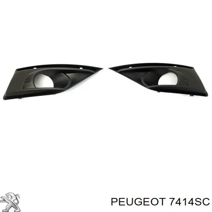 Купить 7414SC Peugeot/Citroen Решетка бампера переднего