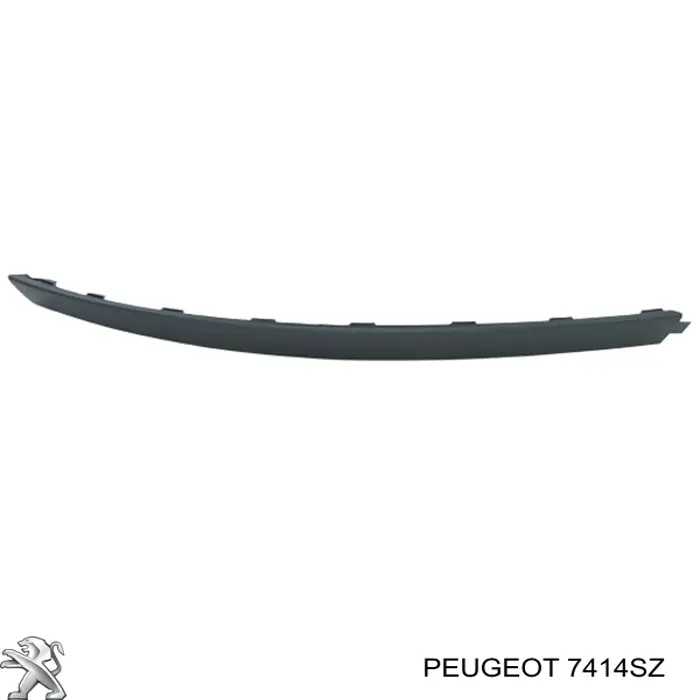 Спойлер переднего бампера Peugeot/Citroen 7414SZ цена, от 45.33 USD
