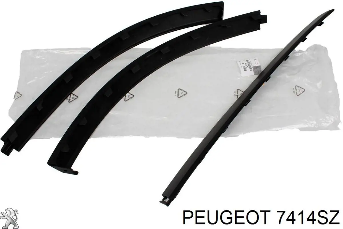 Купить 7414SZ Peugeot/Citroen Сплиттер переднего бампера