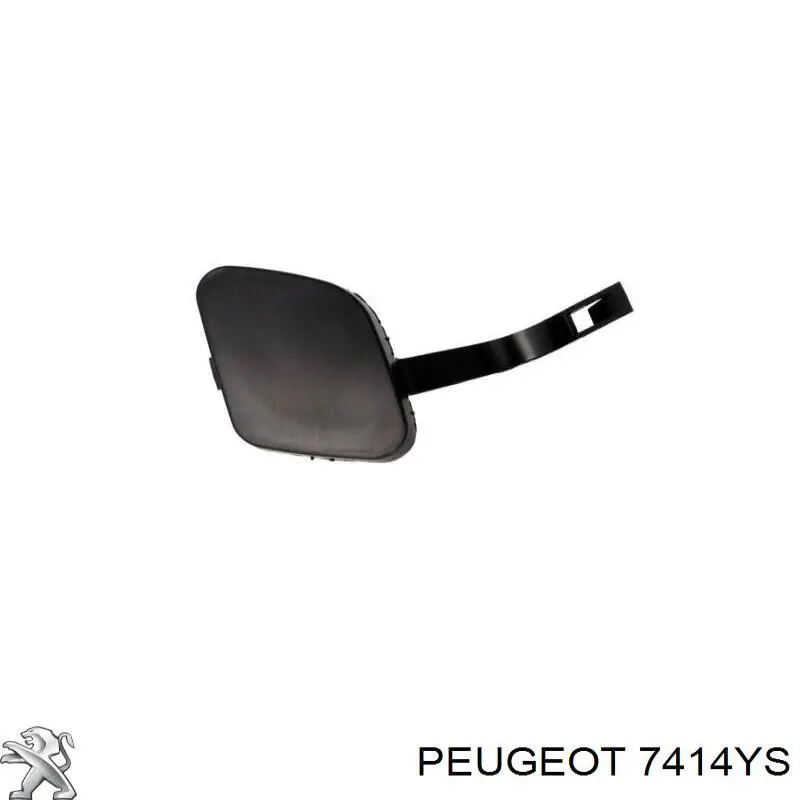 Купить 7414YS Peugeot/Citroen Заглушка бампера буксировочного крюка задняя