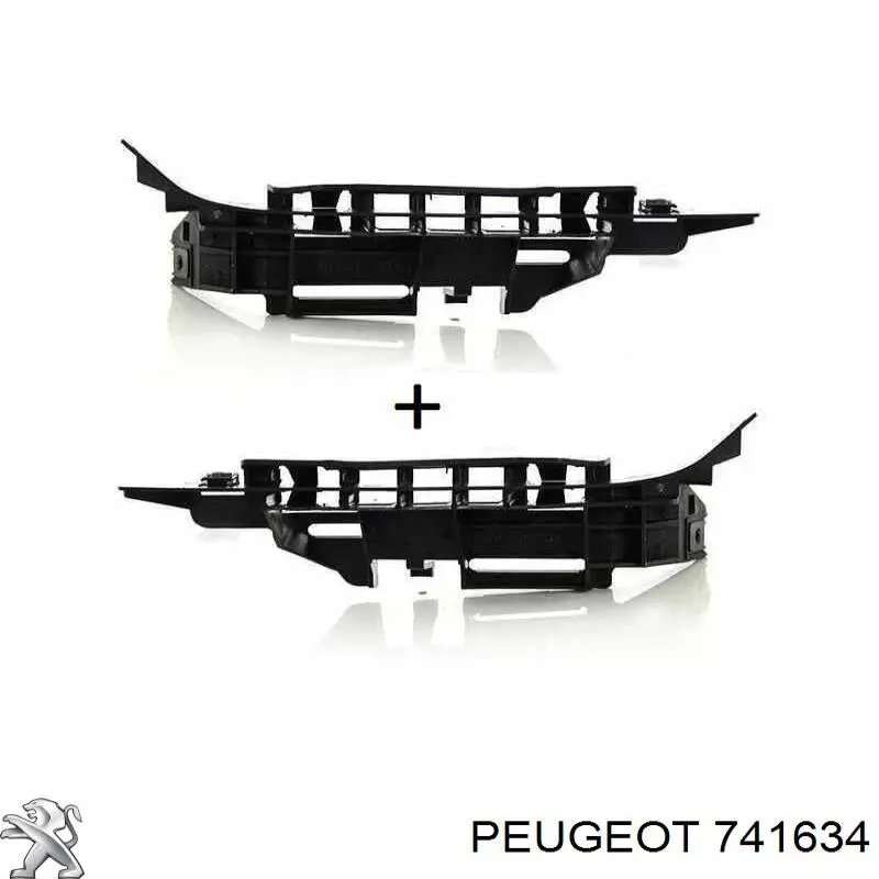 Soporte de parachoques delantero 741634 Peugeot/Citroen