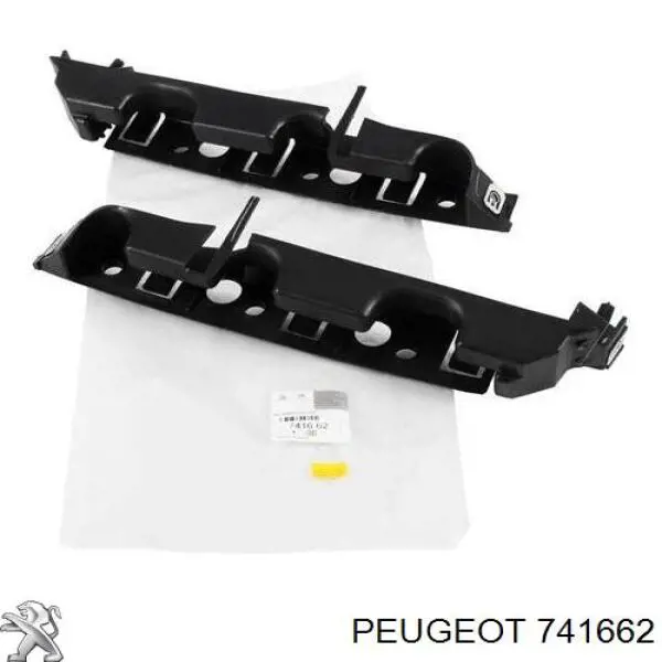 741662 Peugeot/Citroen consola do pára-choque dianteiro