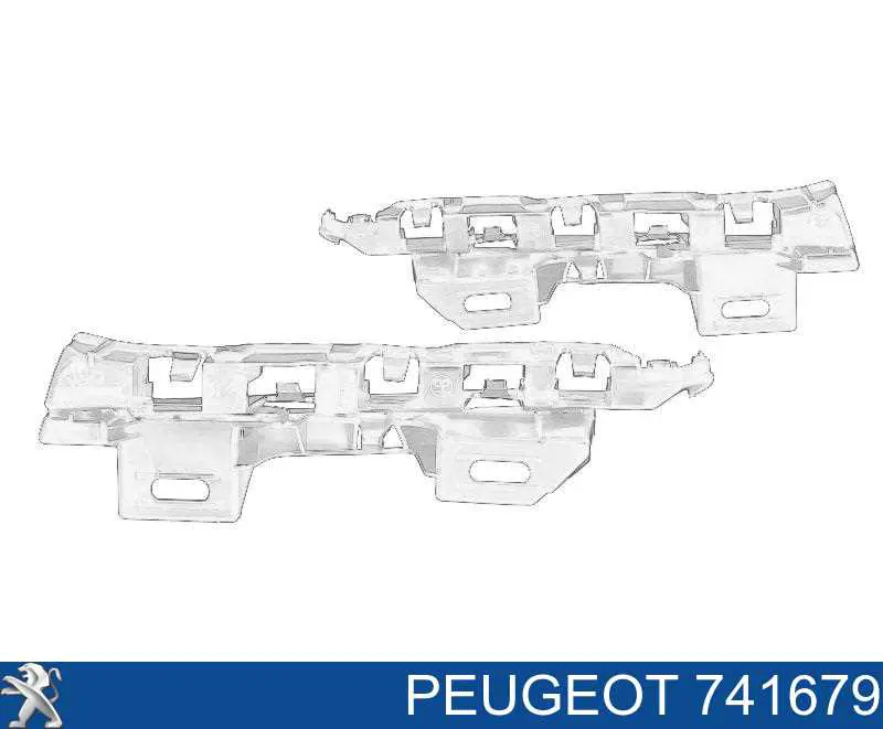 741679 Peugeot/Citroen кронштейн бампера переднего